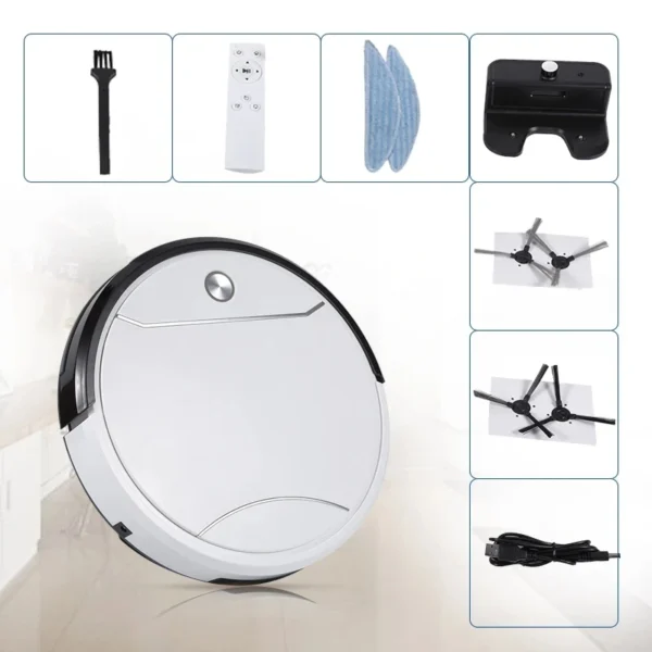 New Robot Vacuum Cleaner Automatic Charging Aspiration Drag Intelligent Home Appliance Sweeping Robot Planning Electric Sweeper - Image 6