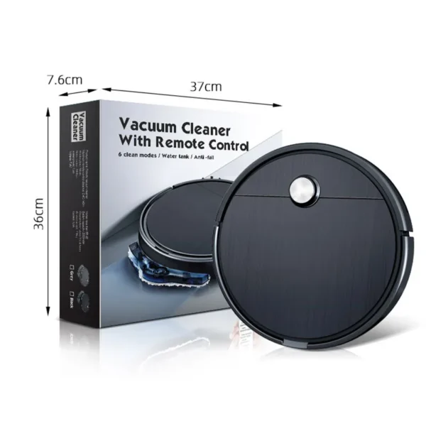 Strong Suction USB Rechargeable Intelligent Sweeper With Water Tank Wet Dry Floor Mop Robot Vacuum Cleaner - Image 6
