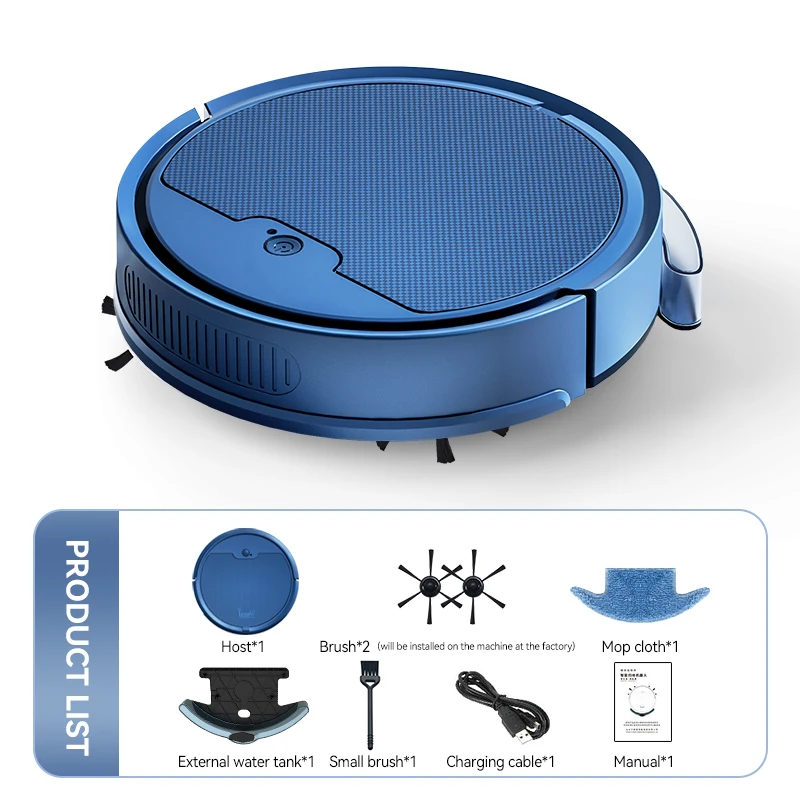 New 3 In 1 Sweeping and Vacuuming Wireless Vacuum Cleaner Smart Sweeping Robot Home Sweeper Sweeping Robots For Home